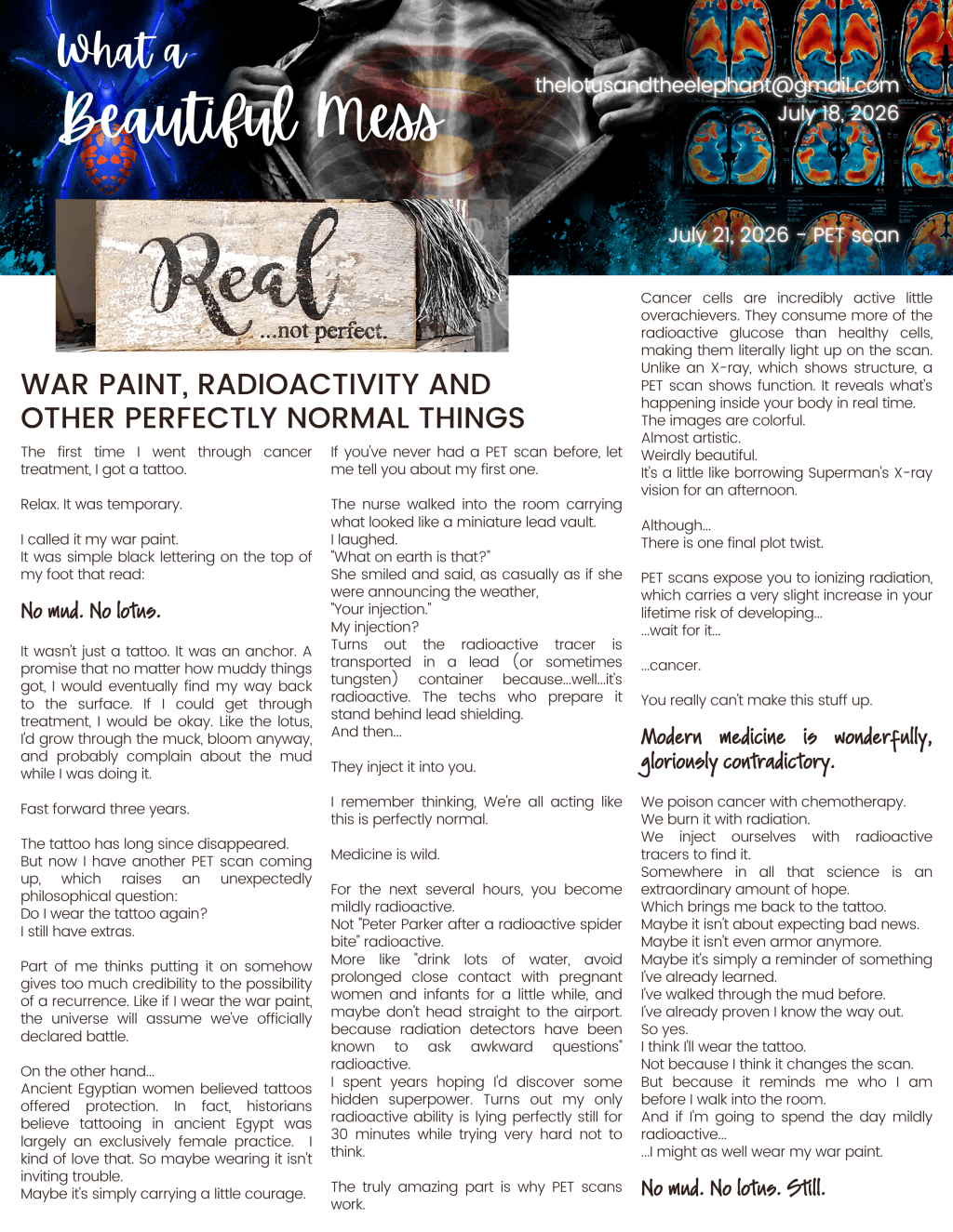 WAR PAINT, RADIOACTIVITY AND OTHER PERFECTLY NORMAL&nbsp;THINGS