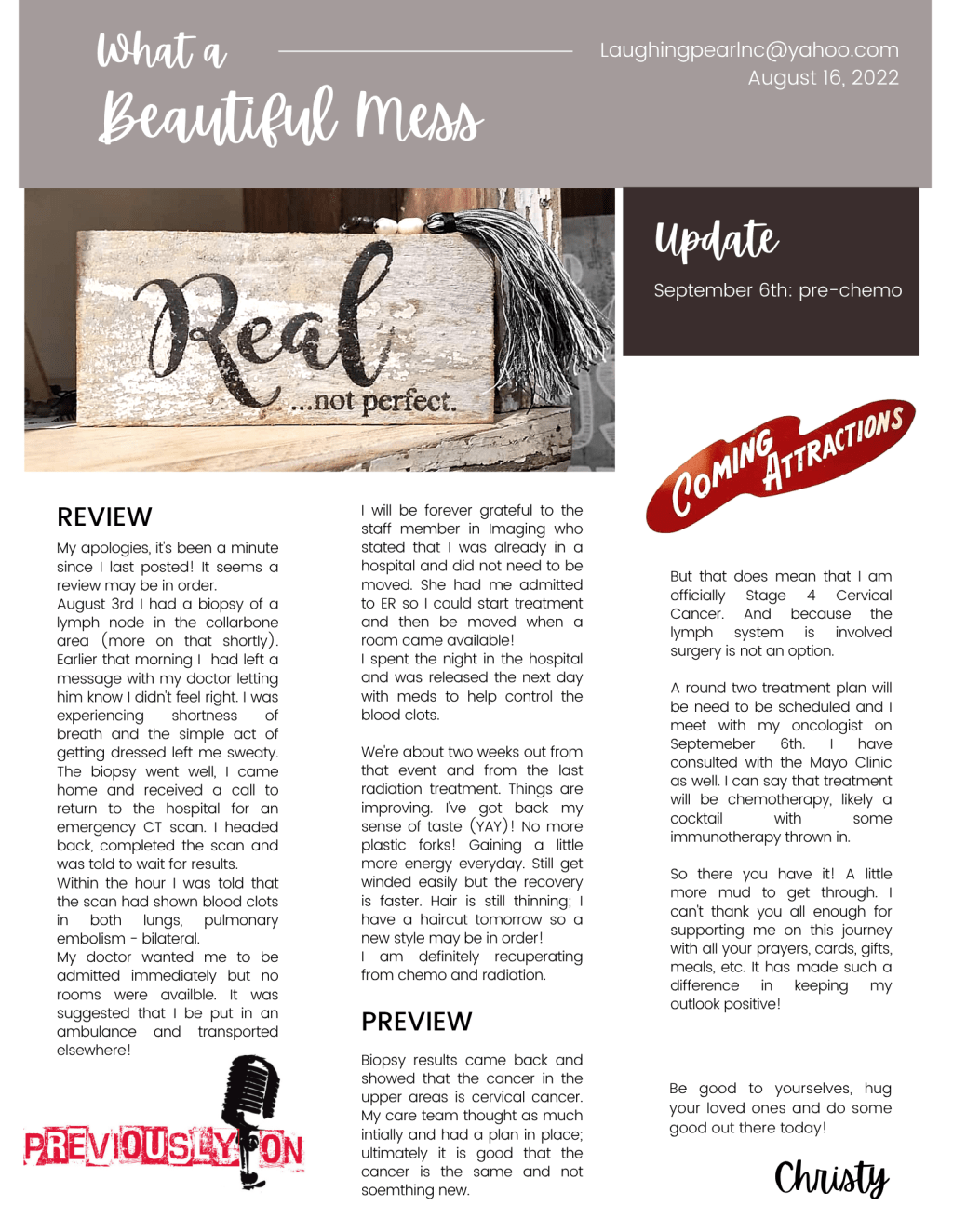 REVIEW/ PREVIEW