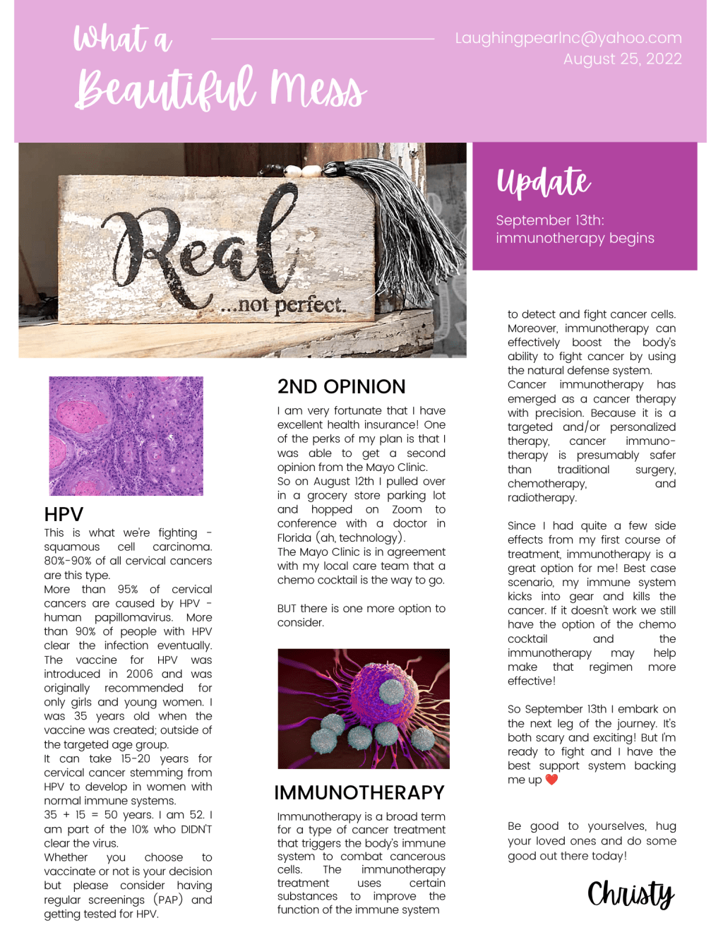 HPV/ 2ND OPINION